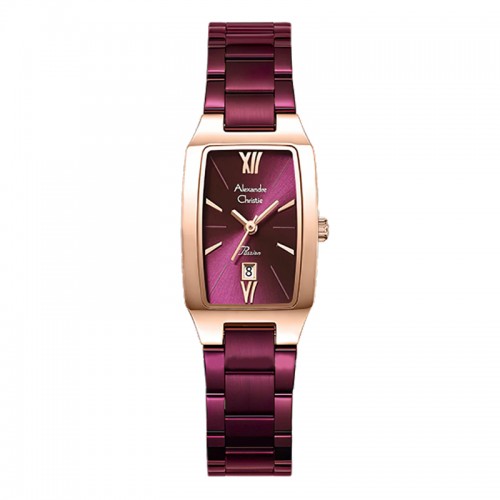 Alexandre Christie AC 2455 Rosegold Maroon LDBRDDR